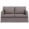 vidaXL Sofa Ciemnoszary
