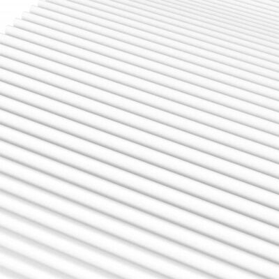 vidaXL Materac piankowy, biały, 80x200 cm, twardość H2/H3