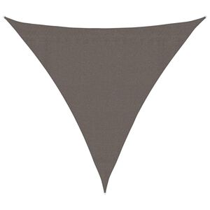 vidaXL Żagiel ogrodowy HDPE tr&oacute;jkątny 3,6x3,6x3,6 m Antracyt
