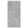vidaXL Szafka ze szklanymi drzwiami, szarość betonu, 68x37x75,5 cm