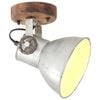 vidaXL Industrialne lampy ścienne/sufitowe 2 szt. srebrne 20x25 cm E27