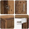 vidaXL Szafka do przechowywania Stare drewno 80 x 42,5 x 225 cm