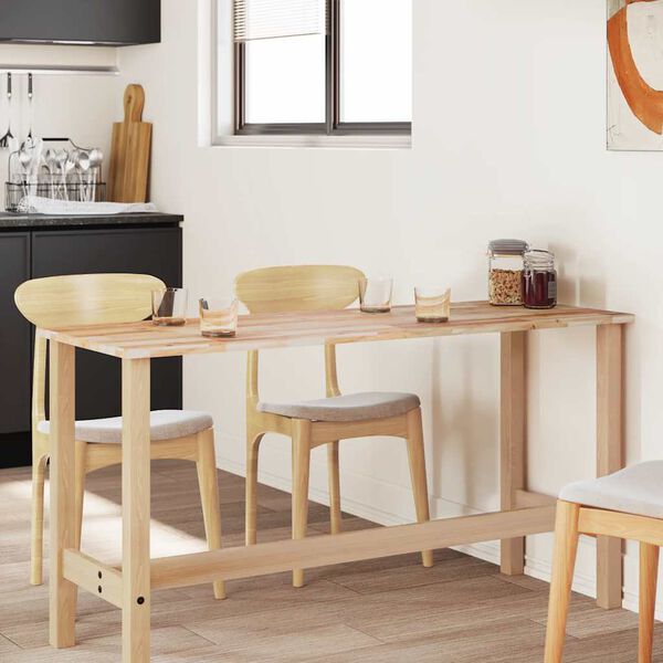 vidaXL Blat stołu, prostokątny, 140x60x2 cm, lite drewno akacjowe