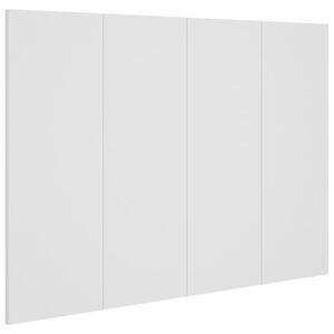 vidaXL Wezgłowie ł&oacute;żka, białe, 120x1,5x80 cm, materiał drewnopochodny