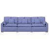 vidaXL Sofa modułowa z poduszkami, dżinsowy niebieska