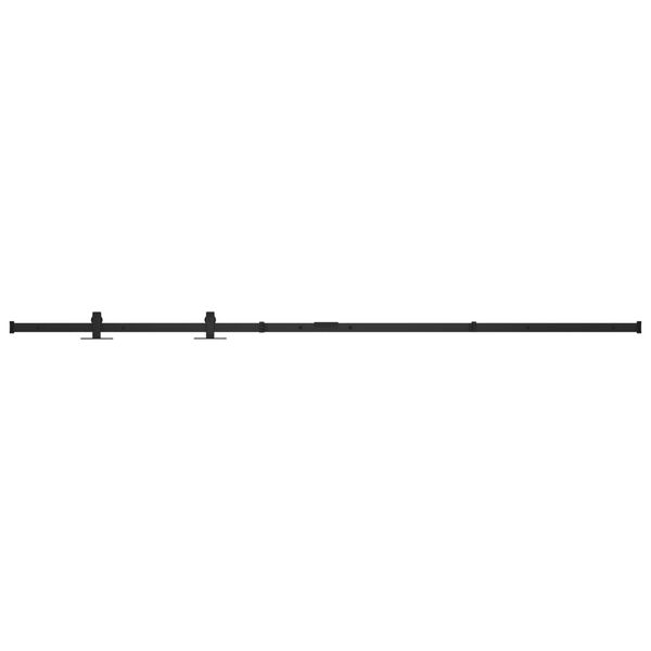 vidaXL System do drzwi przesuwnych do mebli, stal węglowa, 183 cm