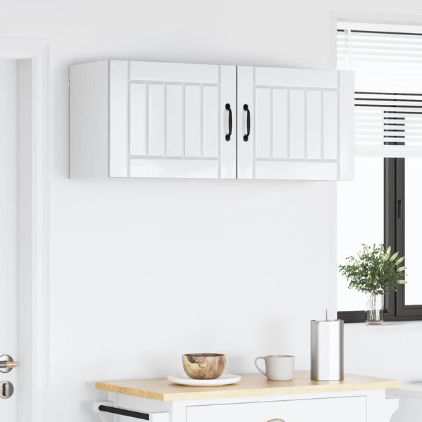 vidaXL Szafka kuchenna 2 pcs Wysoki połysk biały 50 x 31 x 40 cm