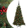 vidaXL Sztuczna choinka z bombką 150 cm 150 LED Ciepła biel