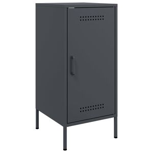 vidaXL Szafka, antracytowa, 36x39x79 cm, stal