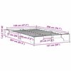 vidaXL Ramka ł&oacute;żka Biały 120 x 200 cm Lite drewno sosnowe