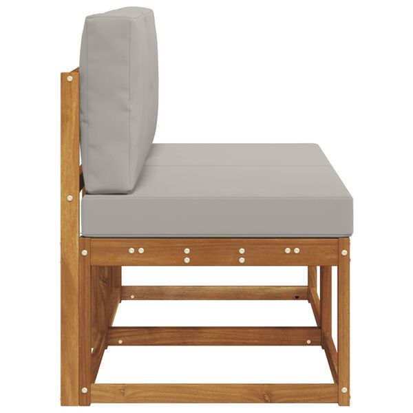 vidaXL 2 Sztuka Środkowa sofa ogrodowa Lite Drewno Akacji Naturalny