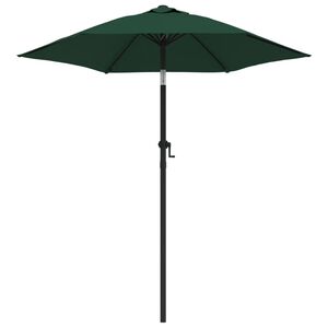 vidaXL Parasol, zielony, 200 x 224 cm, aluminium