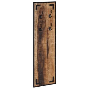 vidaXL Wieszak na ubrania, 35x8x110 cm, surowe drewno mango