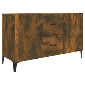 vidaXL Szafka, przydymiony dąb, 100x36x60 cm, materiał drewnopochodny