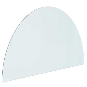 vidaXL Szklana płyta kominkowa przezroczysty 1000 x 600 mm Szkło