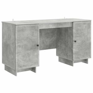 vidaXL Biurko Betonowy szary Drewno inżynieryjne 142,5 x 50 x 75 cm