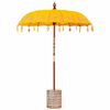 vidaXL Baliński Parasol z Bazą ż&oacute;łty 185 x 185 x 260 cm