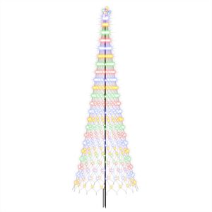 vidaXL Choinka świąteczna LED 400 cm 450 LED Wielokolorowy Żelazo