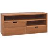 vidaXL Szafka pod TV, 90x30x40 cm, lite drewno tekowe