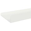 vidaXL P&oacute;łka wisząca 2 pcs Biały 60 x 9 x 2,5 cm Stal