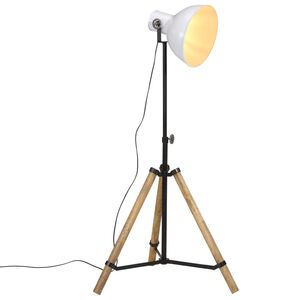 vidaXL Lampa stojąca, 25 W, biała, 75x75x90-150 cm, E27