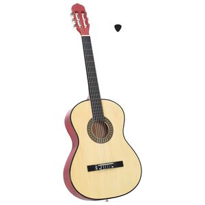 vidaXL Gitara klasyczna dla początkujących, 4/4 39", lipa