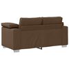 vidaXL Sofa 3 pcs Brązowy 219 x 80 x 82 cm Tkanina lniana