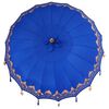 vidaXL Baliński Parasol Niebieski 215 x 215 x 260 cm