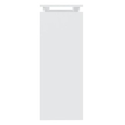 vidaXL Stolik konsolowy, biały, 102x30x80 cm, płyta wiórowa