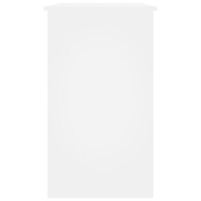 vidaXL Biurko, białe, 90x45x76 cm, płyta wiórowa