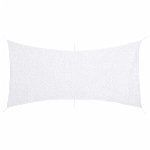 vidaXL Siatka maskująca z torbą do przechowywania, 506x279 cm, biała