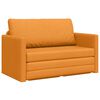 vidaXL Sofa Bed 110cm Ciemny Ż&oacute;łty tkanina