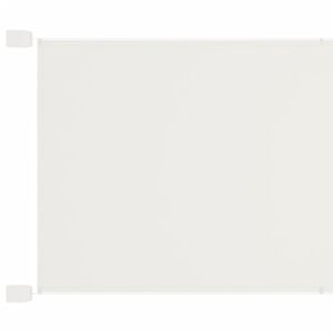 vidaXL Markiza pionowa, biała, 140x1200 cm, tkanina Oxford