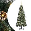 vidaXL Sztuczna choinka zielony 150 cm PVC, plastik i stal