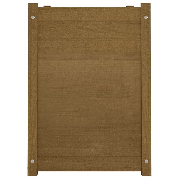 vidaXL Donica ogrodowa, miodowy brąz, 100x50x70 cm, drewno sosnowe