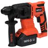 YATO Młot obrotowy SDS Plus z akumulatorem Li-Ion 3,0 Ah, 18 V