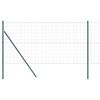 vidaXL Euro Fence Ground Fix 10 x 1,2 m Stal pokryta PVC zielony