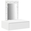 vidaXL Toaletka Biały 60 x 40 x 70 cm Drewno inżynieryjne