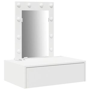 vidaXL Toaletka Biały 60 x 40 x 70 cm Drewno inżynieryjne