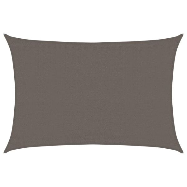 vidaXL Żagiel przeciwsłoneczny, 160 g/m², antracytowy, 3,5x4,5m, HDPE