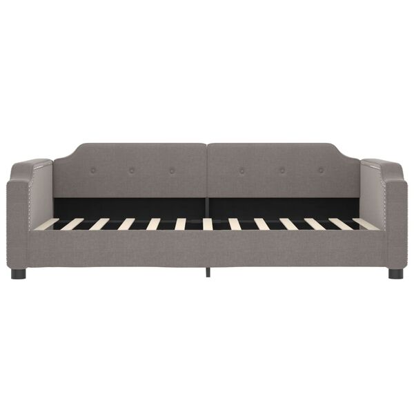 vidaXL Sofa z funkcją spania, kolor taupe, 80x200 cm, obite tkaniną