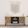 vidaXL Szafka pod telewizor, 105x33x46 cm, lite drewno mango