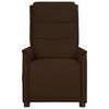 vidaXL Fotel masujący, brązowy, sztuczna sk&oacute;ra