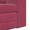 vidaXL Sofa Bed Czerwone wino 98 x 71 x 83 cm Aksamit