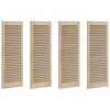 vidaXL Drzwi do szafki z drzwiami 4 szt. naturalny 110 x 2,1 x 39,5 cm