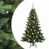 vidaXL Sztuczna choinka z bombką 120 cm 150 LED Ciepła biel