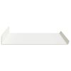 vidaXL P&oacute;łka wisząca 2 pcs Biały 60 x 18 x 2,5 cm Stal