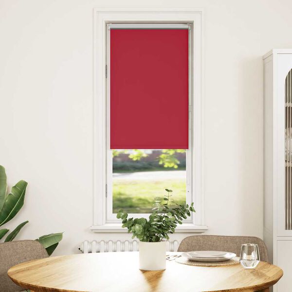vidaXL Roleta zaciemniająca Red 40x175 cm Szerokość tkaniny 35,7 cm