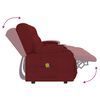 vidaXL Rozkładany fotel masujący z uchwytem, 4-os., winna czerwień