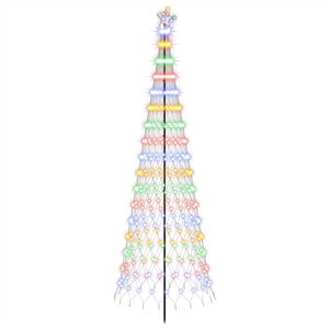 vidaXL Choinka świąteczna LED 300 cm 350 LED Wielokolorowy Żelazo
